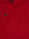 Scarlet Wool Fleece Field Jacket