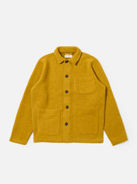 Yellow Wool Fleece Field Jacket