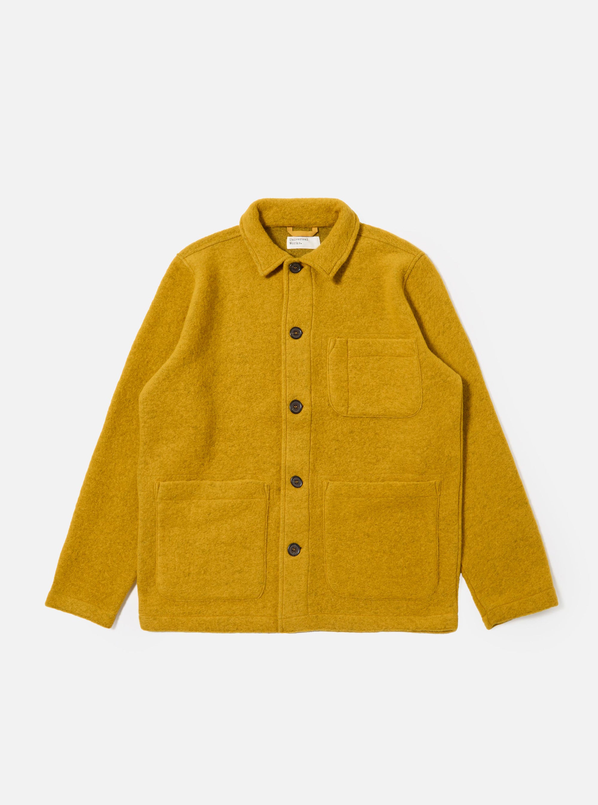 Yellow Wool Fleece Field Jacket