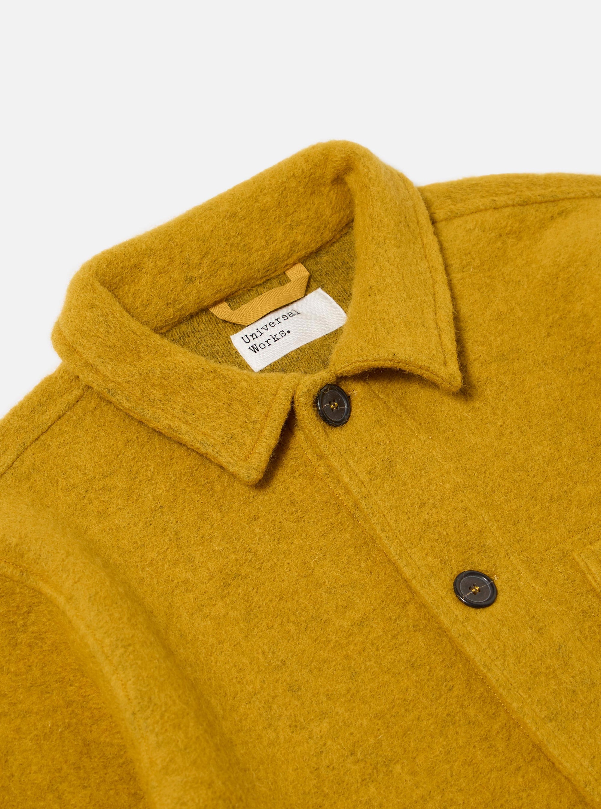 Yellow Wool Fleece Field Jacket