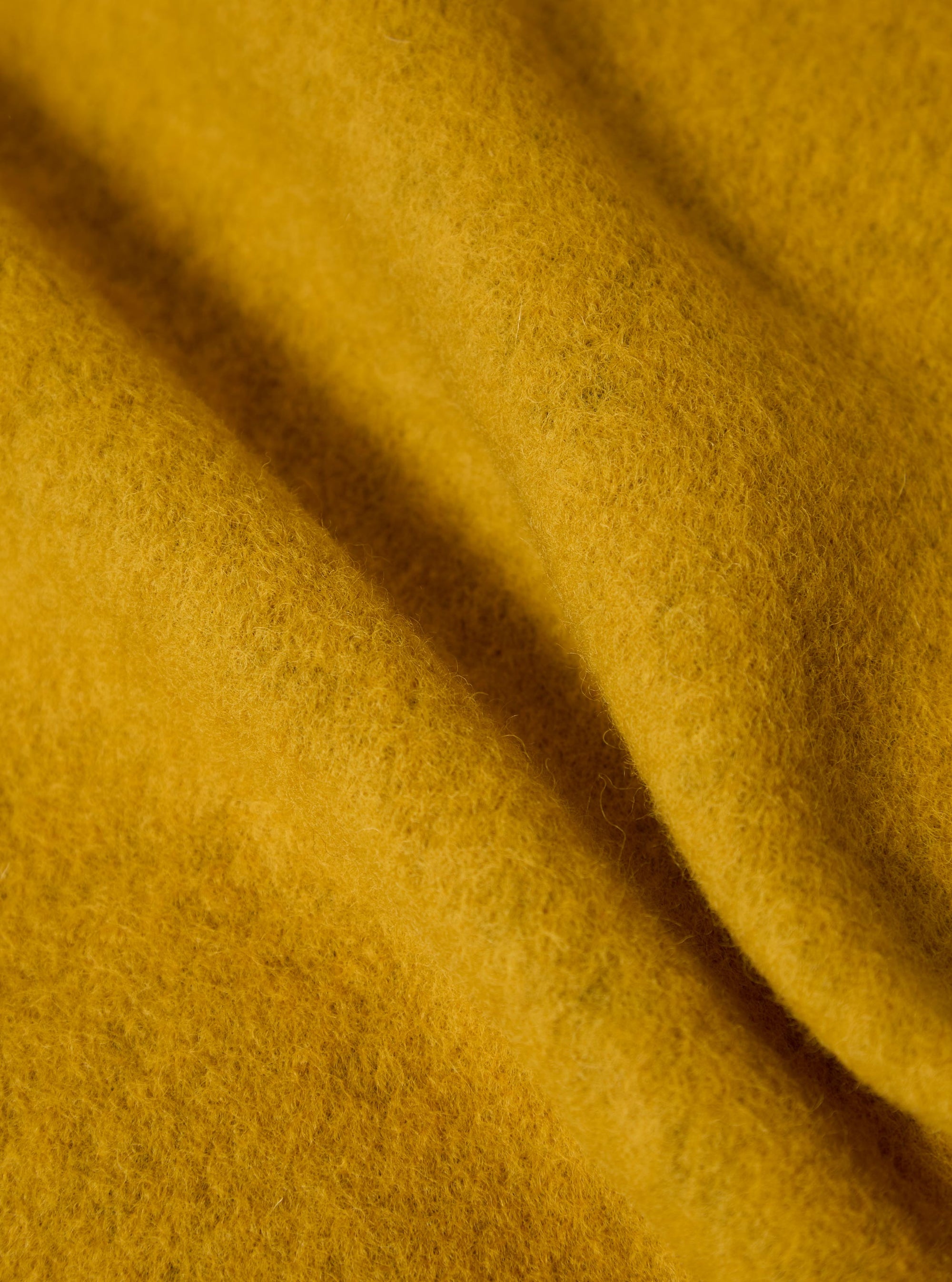Yellow Wool Fleece Field Jacket