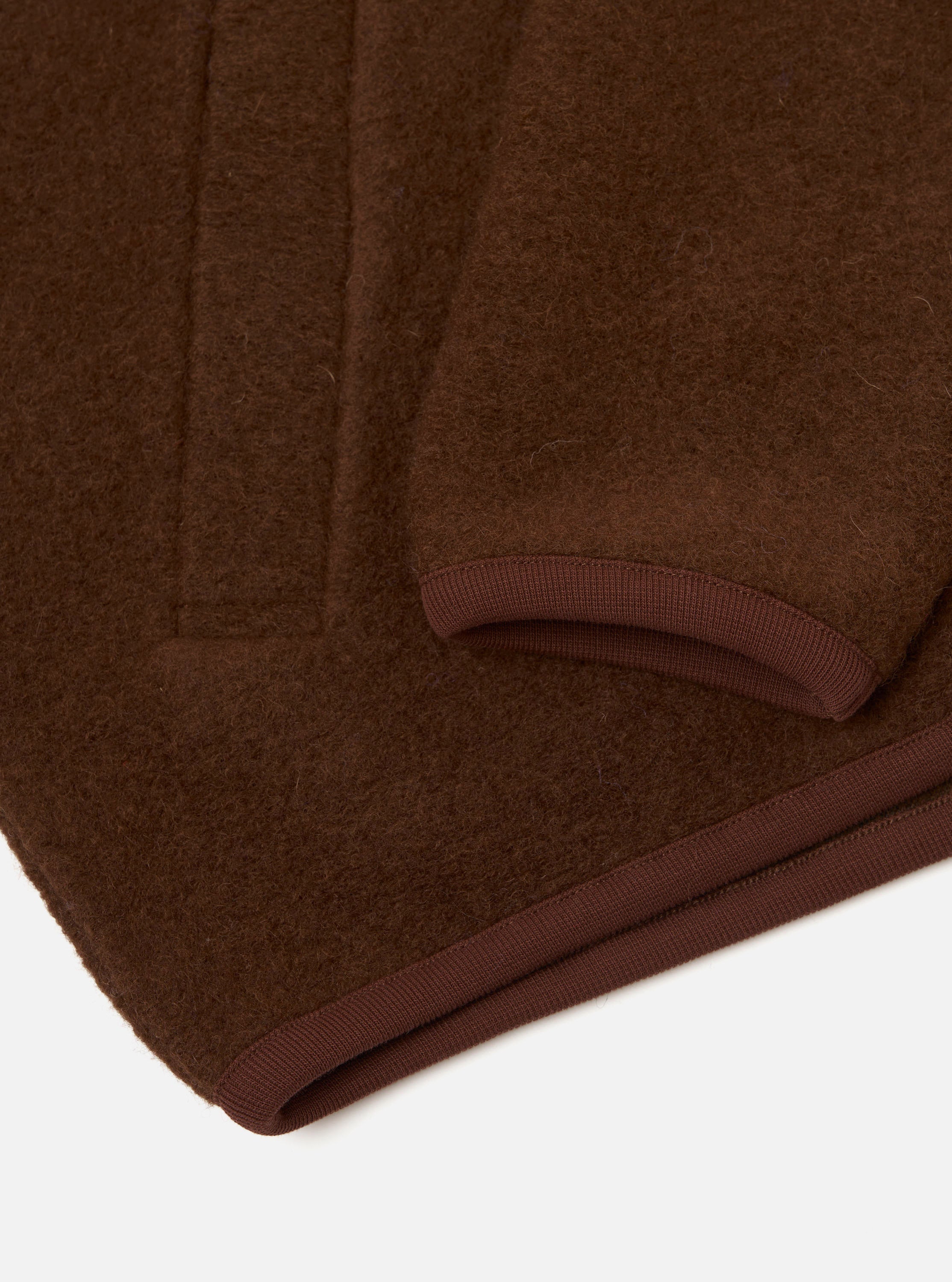 Men's Cacao Wool Fleece Zip Bomber Jacket – Universal Works