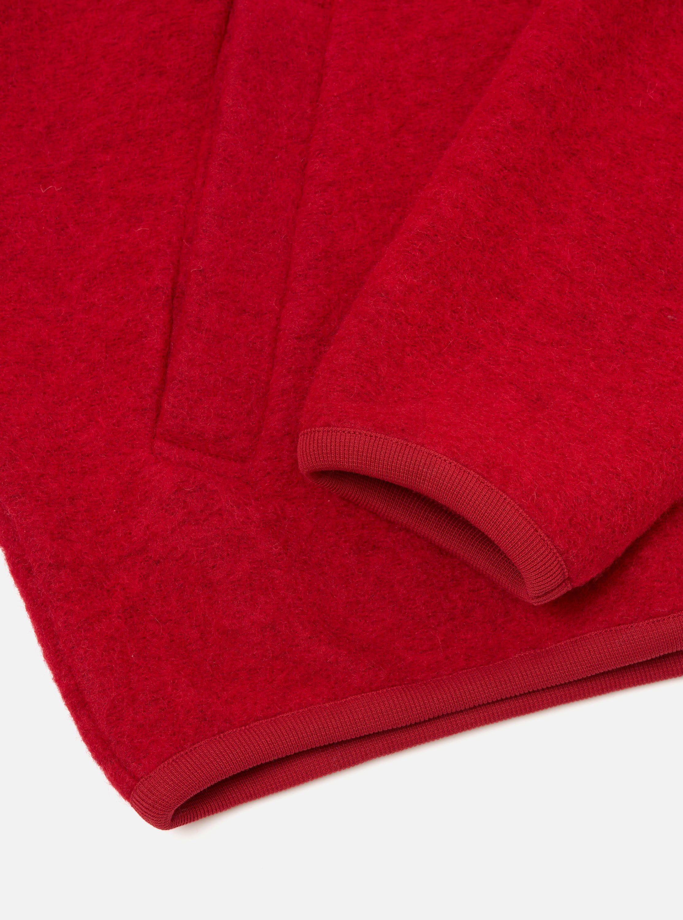 Men's Scarlet Wool Fleece Zip Bomber Jacket – Universal Works