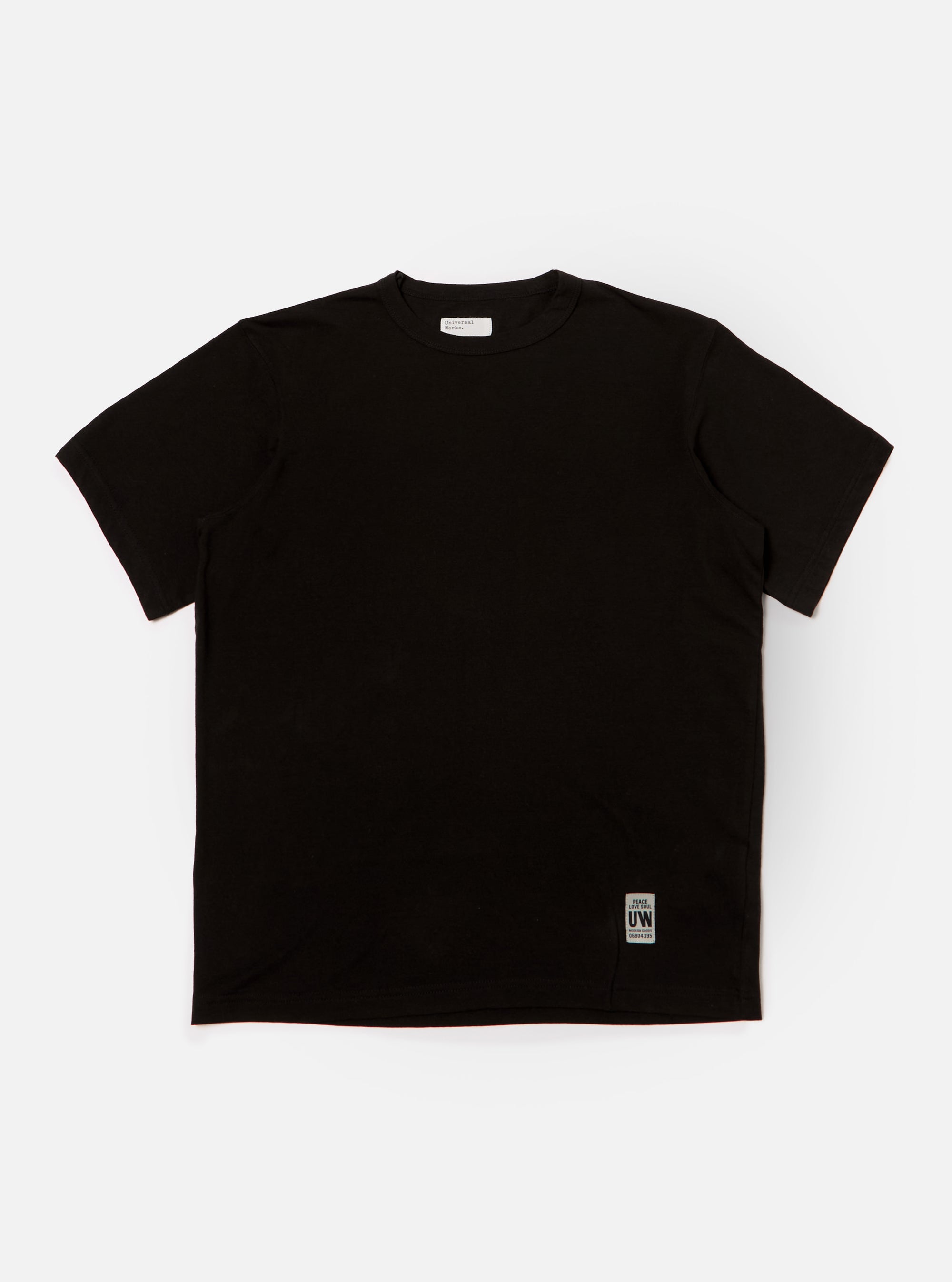 Black Single Jersey Core Tee