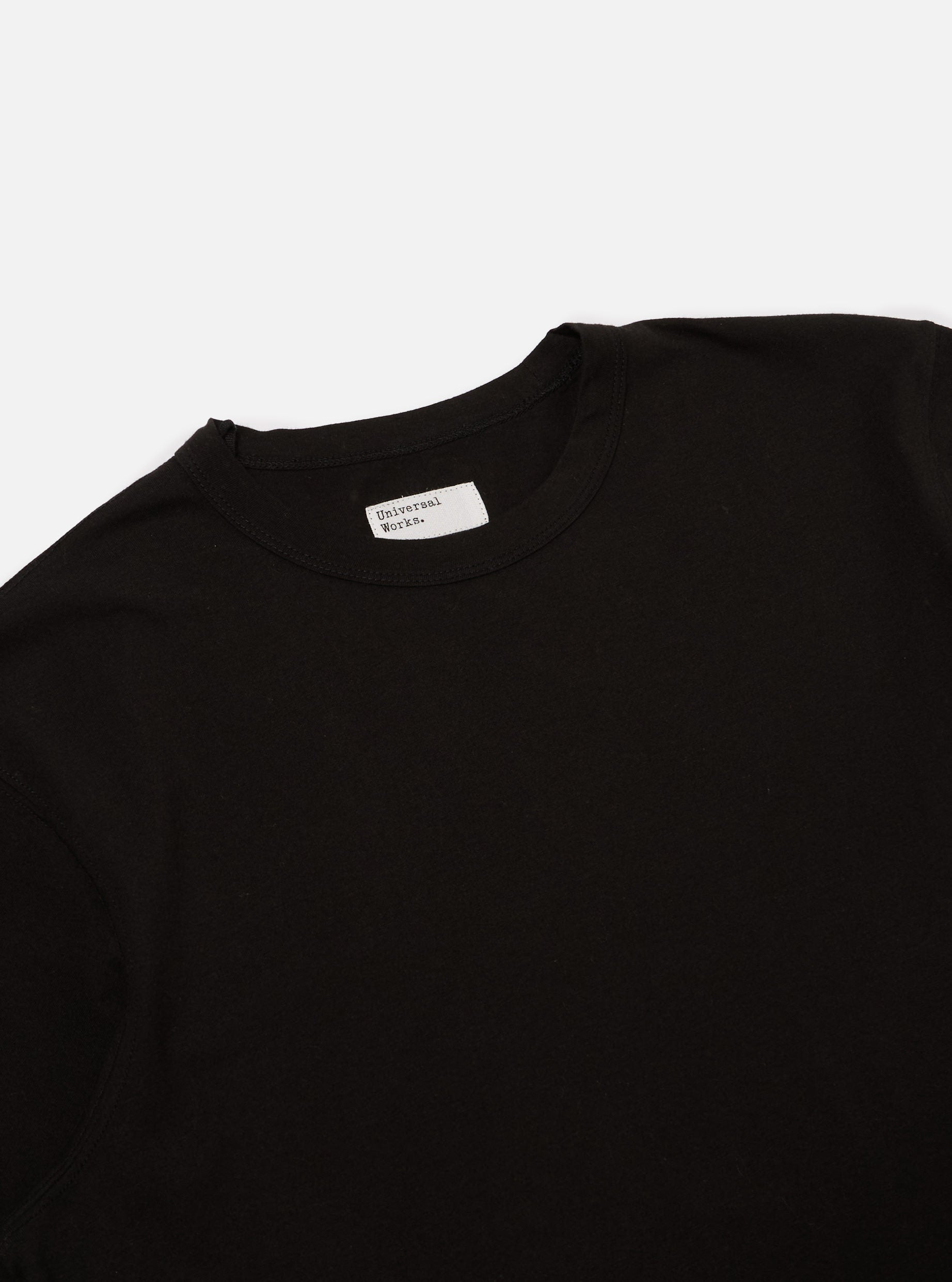 Black Single Jersey Core Tee