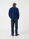 Indigo Wool Fleece Zip Liner Jacket