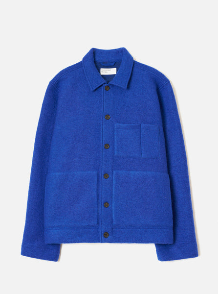 Men's Blue Wool Fleece Uniform Jacket – Universal Works