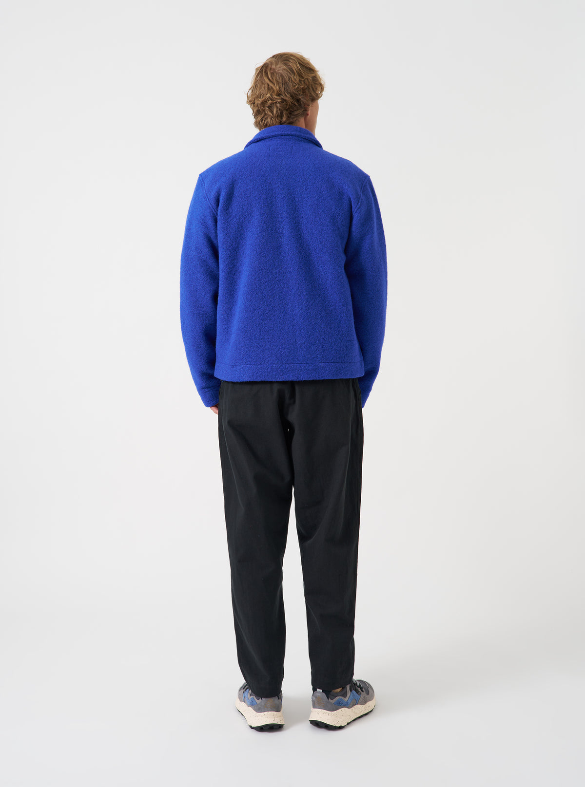 Blue Wool Fleece Uniform Jacket
