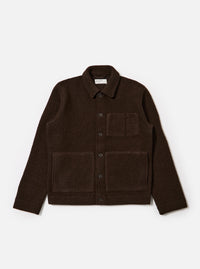 Brown Wool Fleece Uniform Jacket
