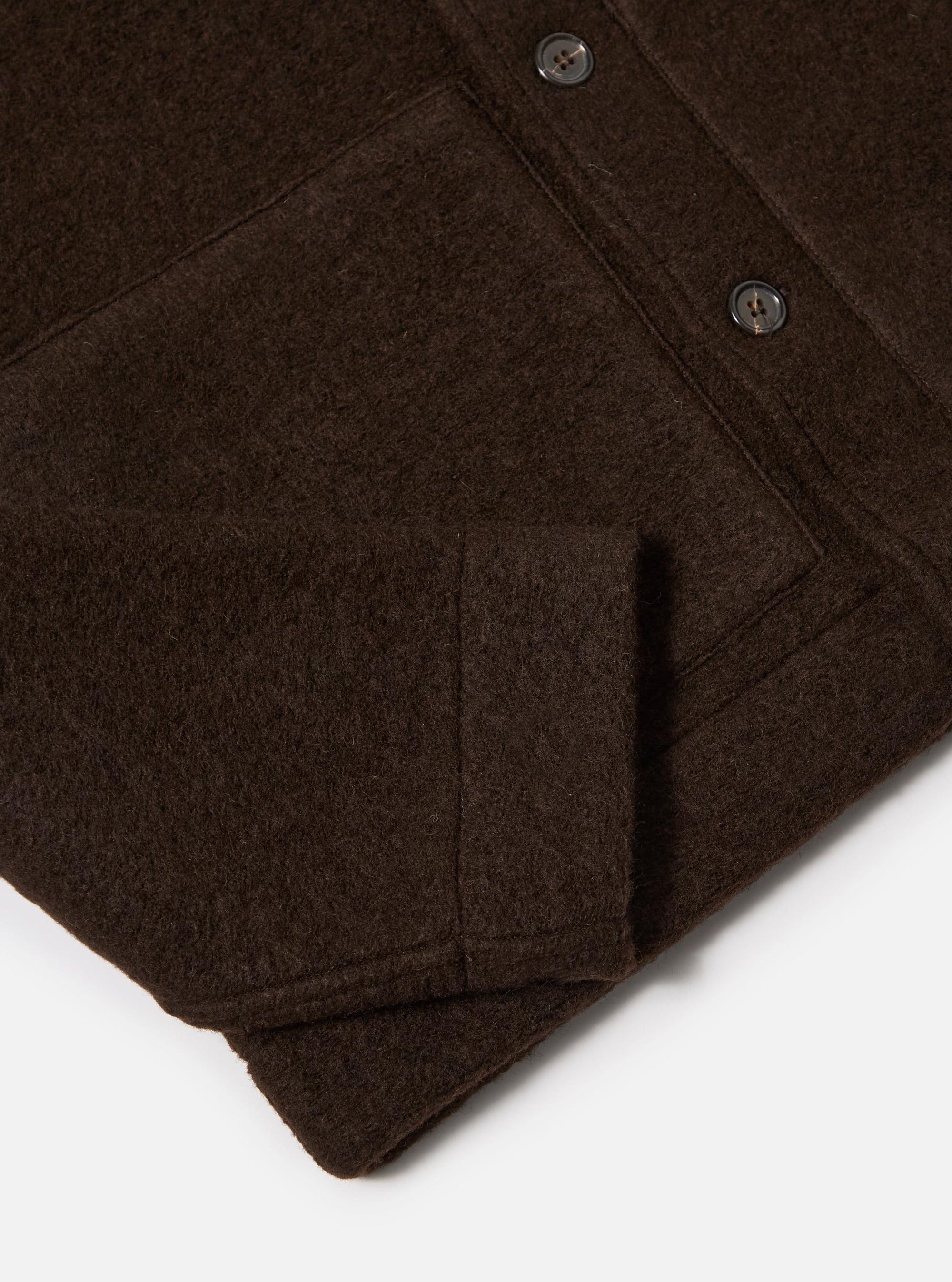 Brown Wool Fleece Uniform Jacket