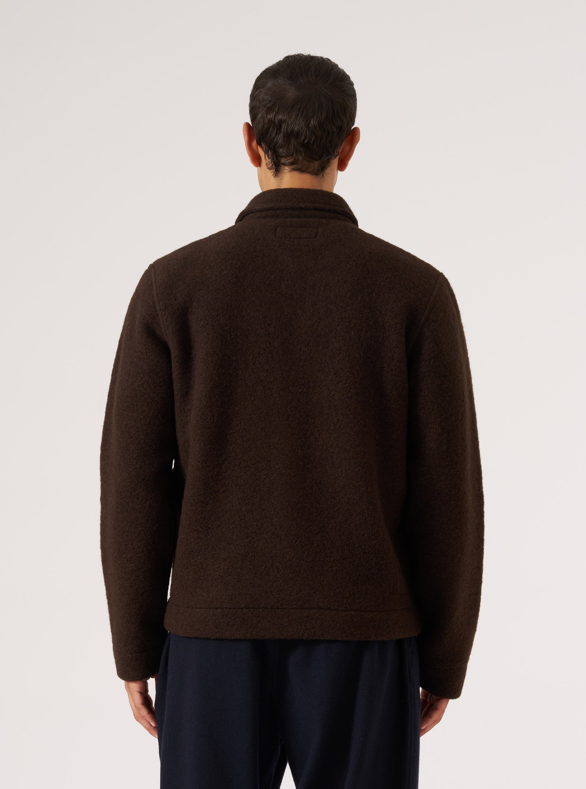 Brown Wool Fleece Uniform Jacket