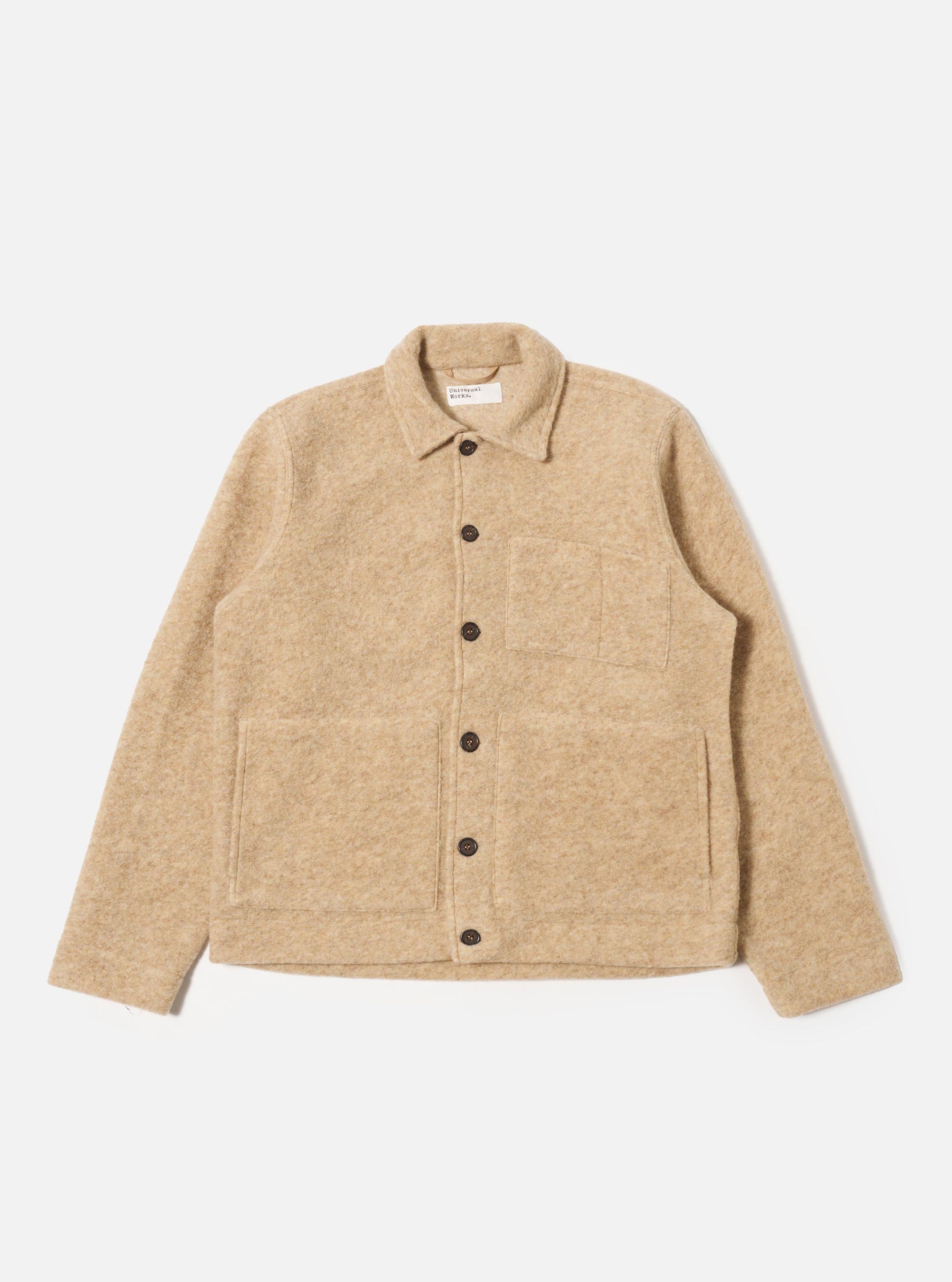 Fawn Wool Fleece Uniform Jacket