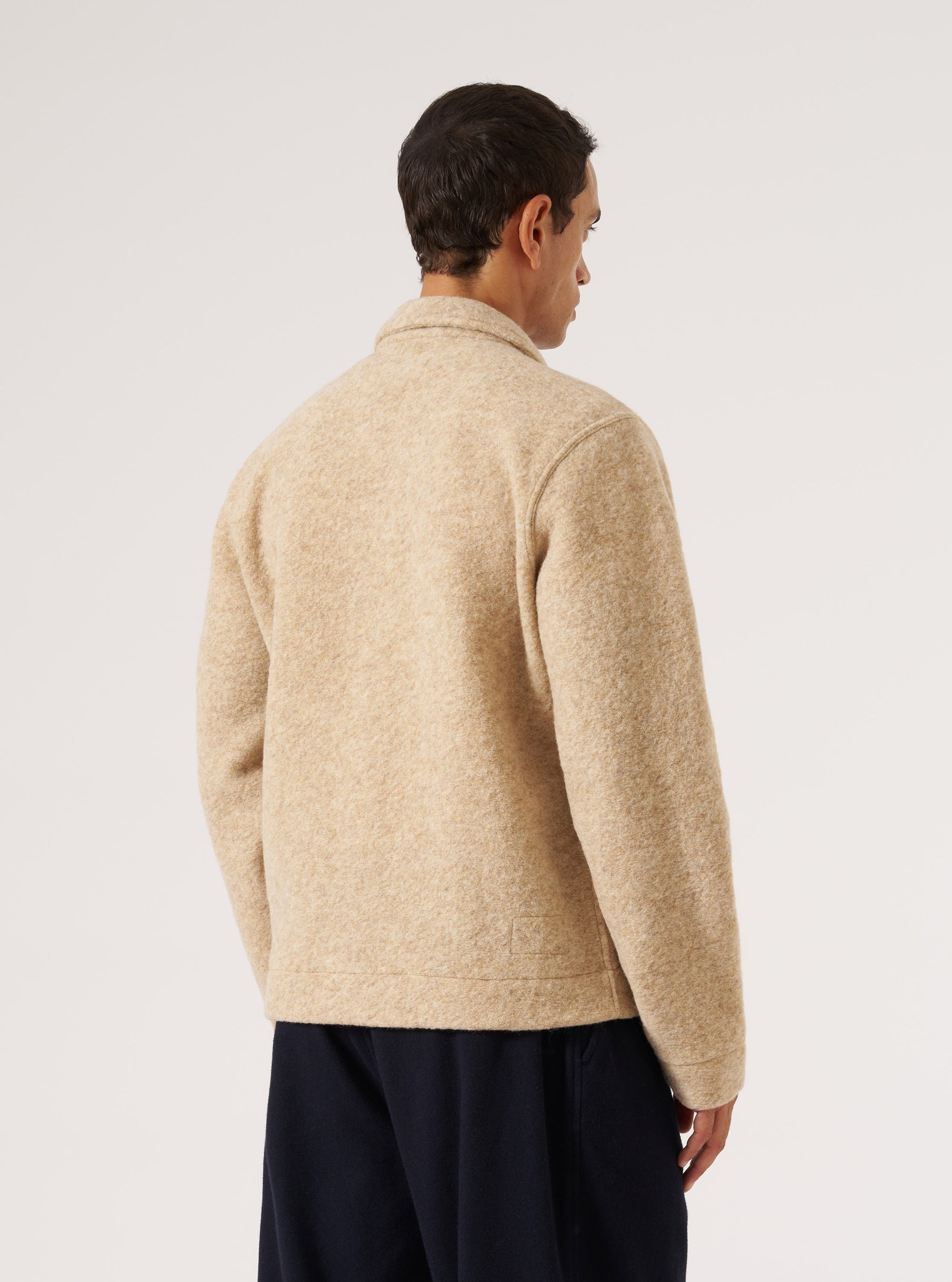 Fawn Wool Fleece Uniform Jacket