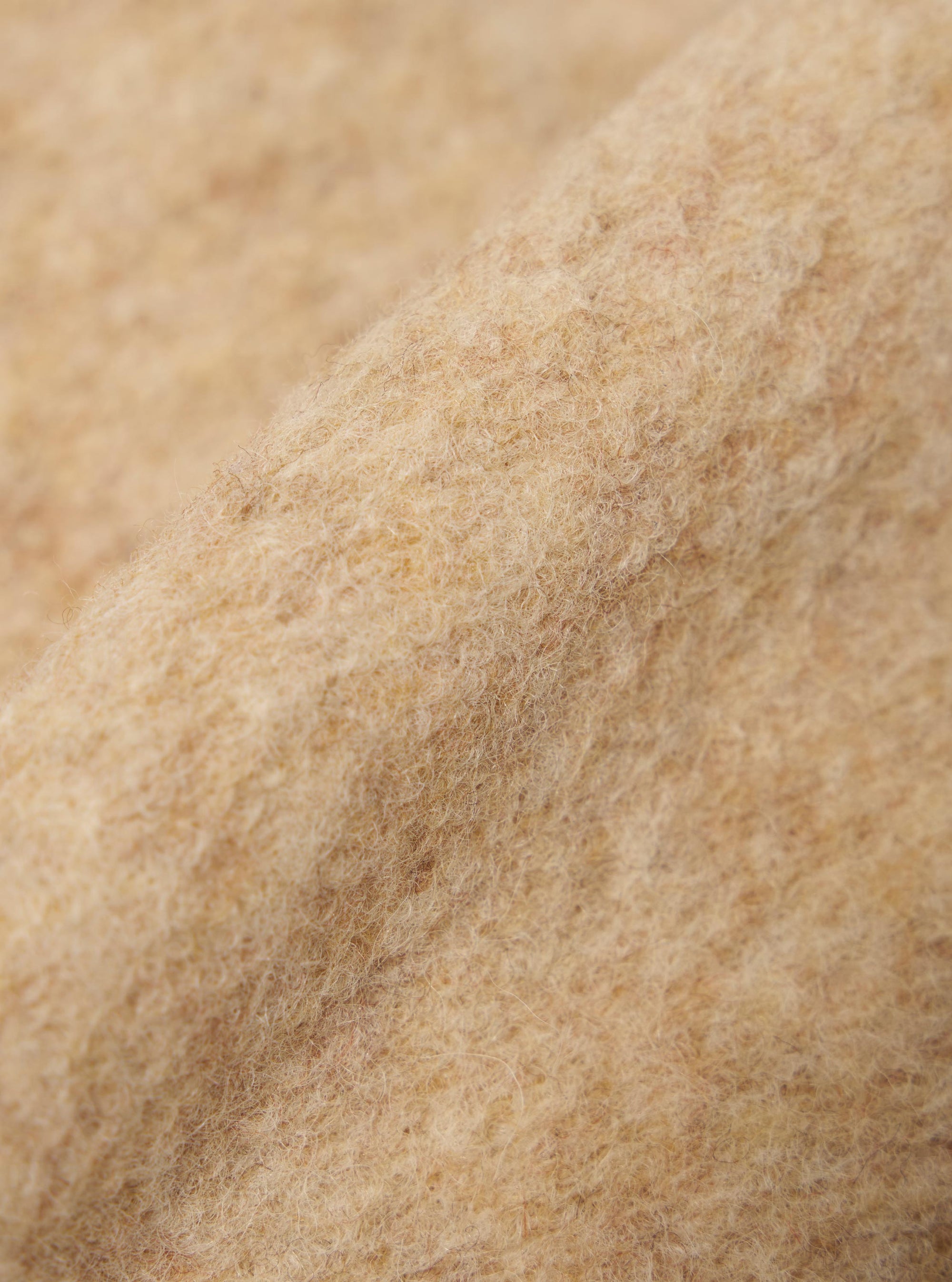 Fawn Wool Fleece Uniform Jacket