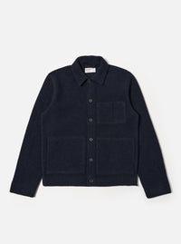 Navy Wool Fleece Uniform Jacket