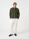 Olive Wool Fleece Uniform Jacket