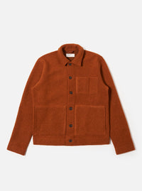 Rust Wool Fleece Uniform Jacket
