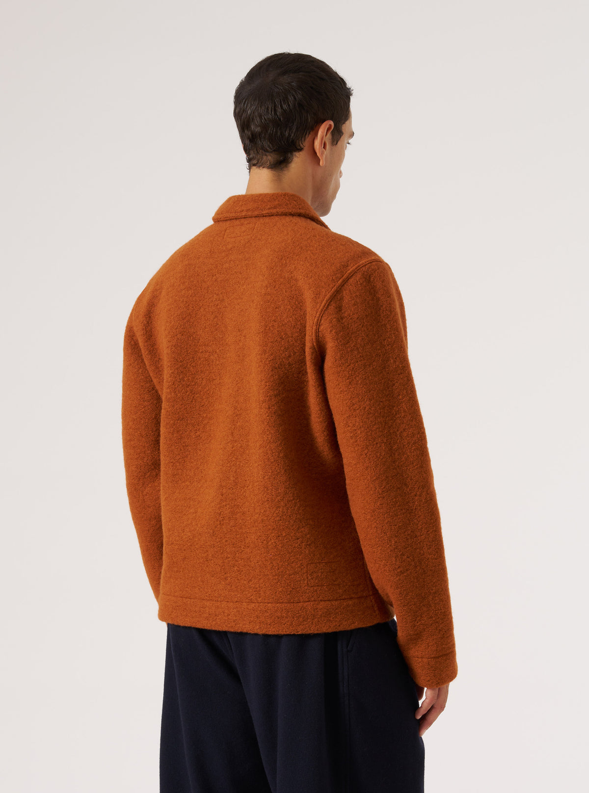 Rust Wool Fleece Uniform Jacket