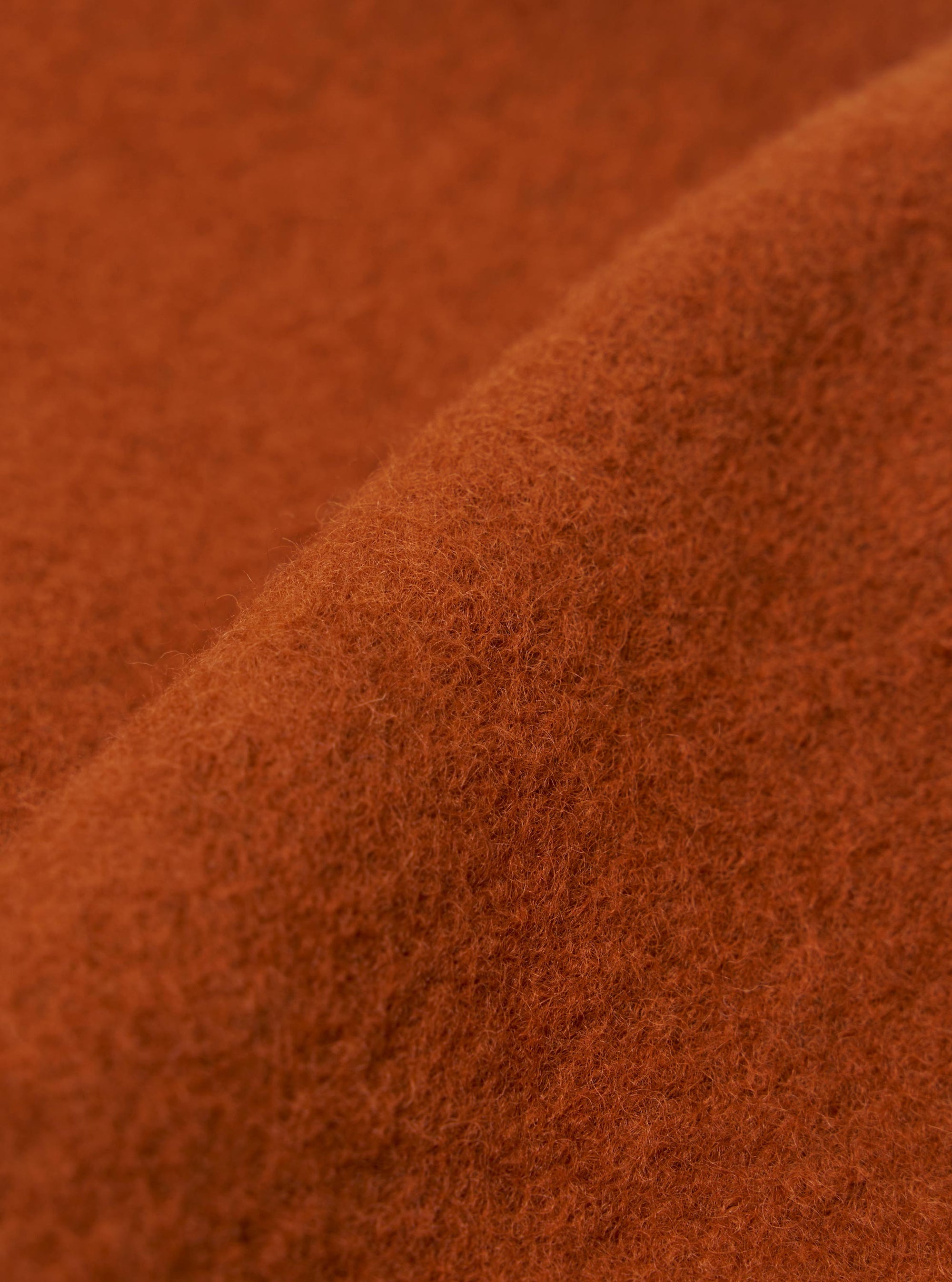 Rust Wool Fleece Uniform Jacket