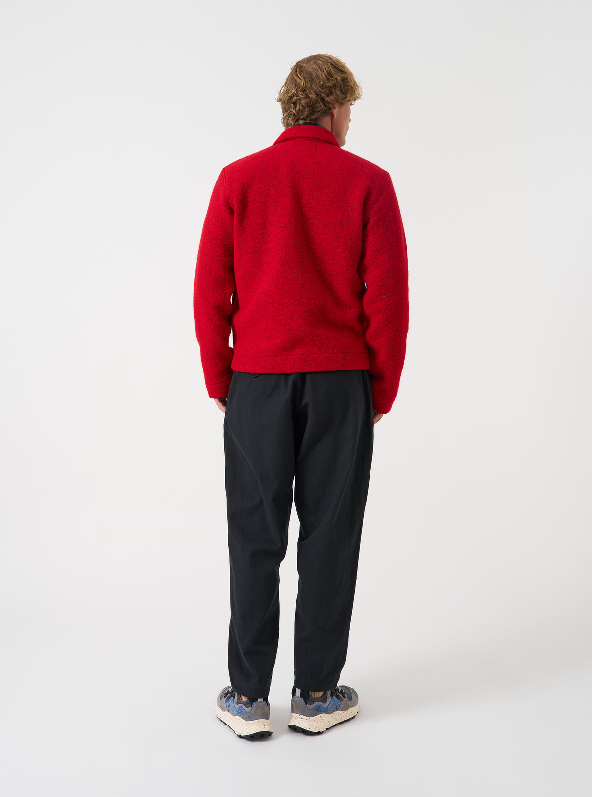 Scarlet Wool Fleece Uniform Jacket