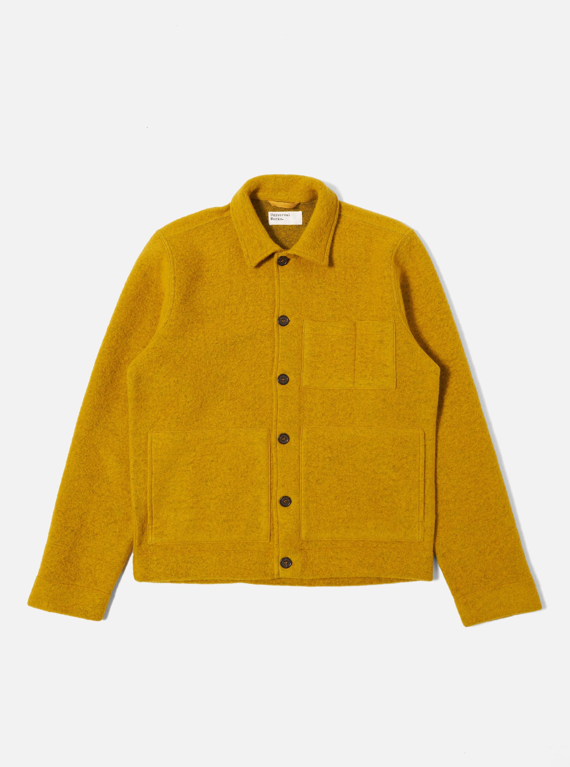 Yellow Wool Fleece Uniform Jacket