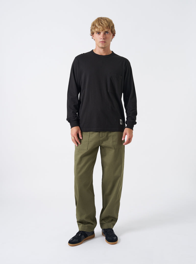 Light Olive Twill Fatigue Pant