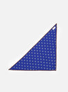 Blue Bold Dot Print Rayon Scout Scarf