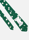 Forest Green Bold Dot Print Rayon Tie