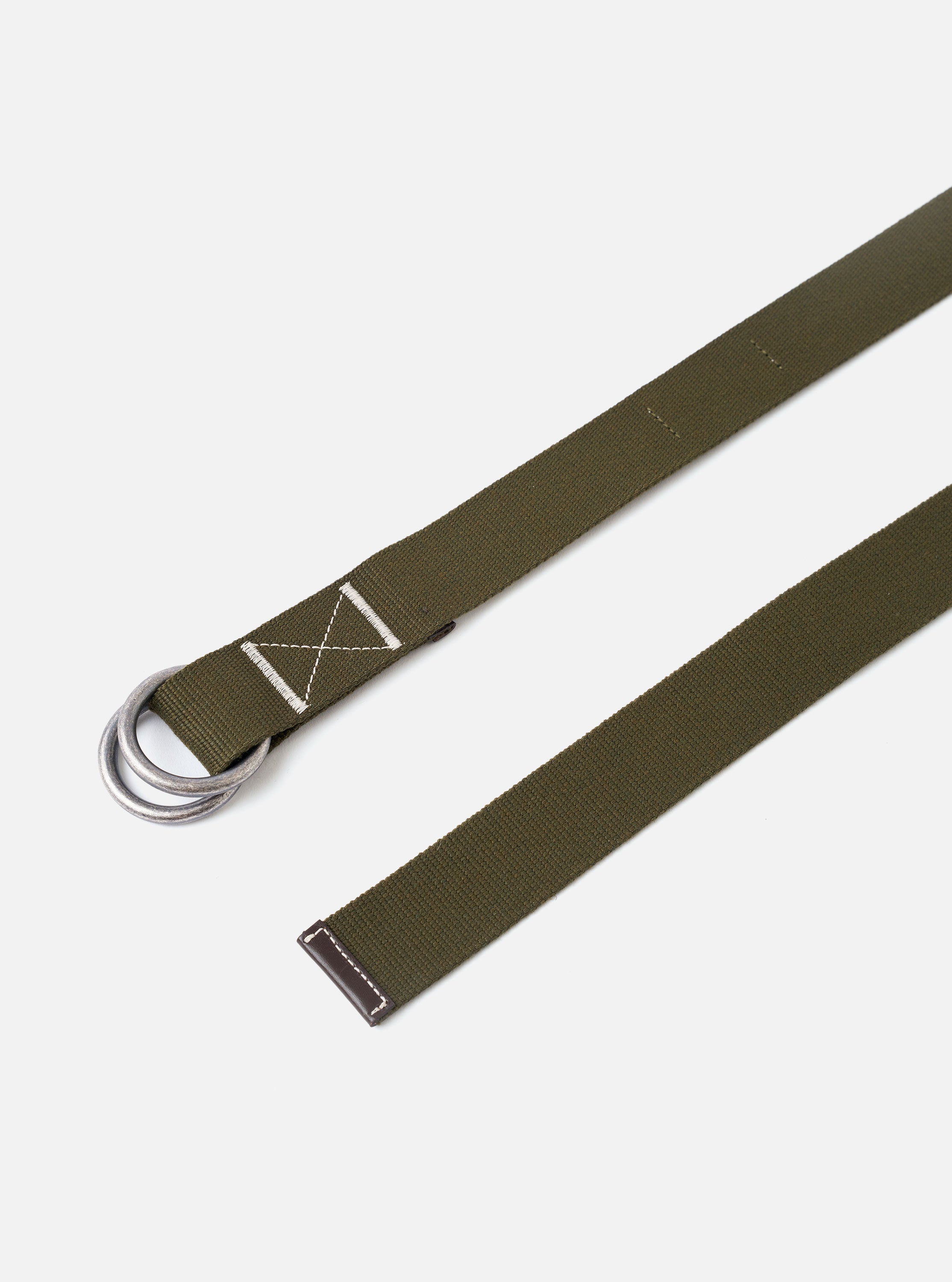 Men's Olive Canvas Webbing O Ring Belt – Universal Works