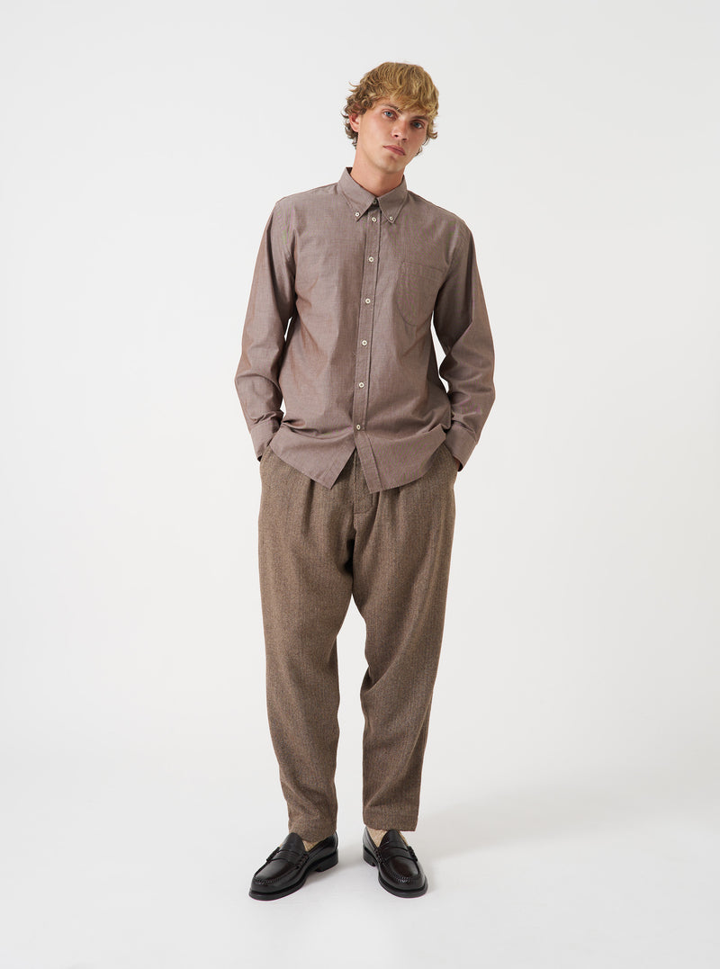 Brown Prince Chambray Daybrook Shirt