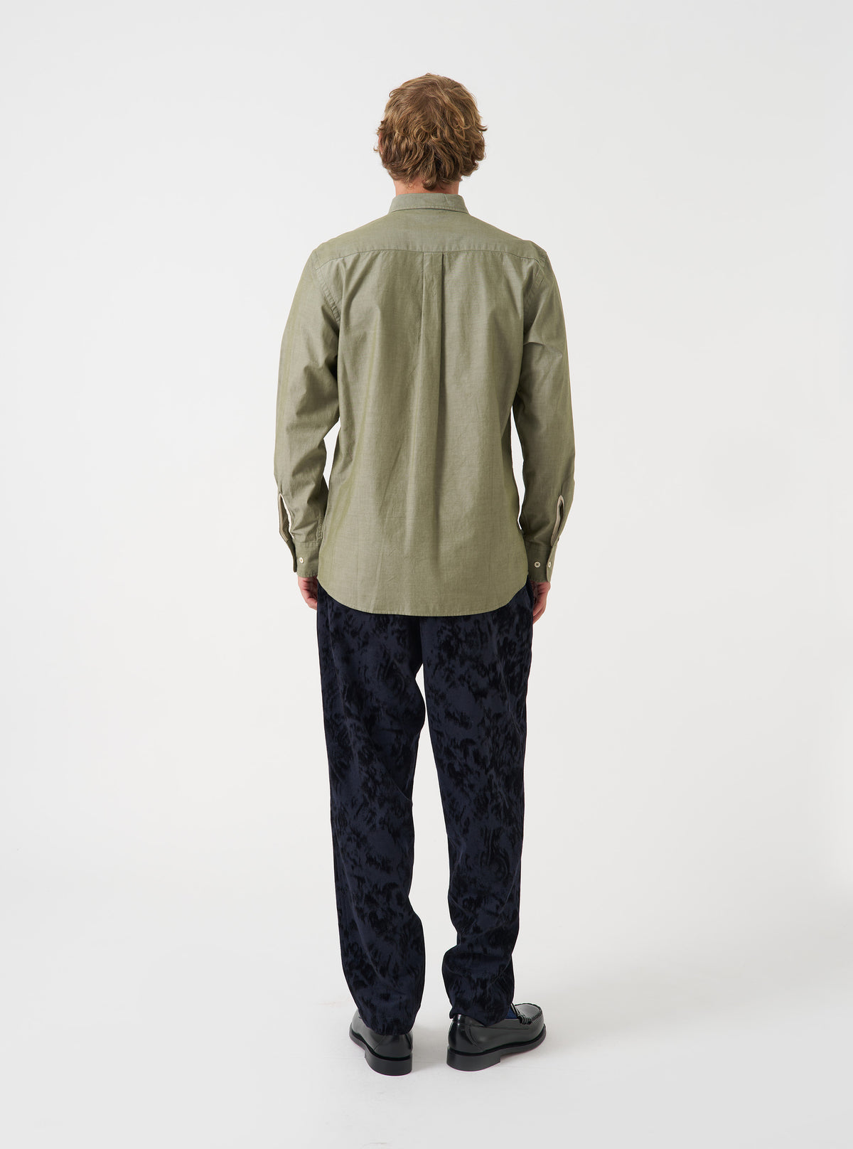 Olive Prince Chambray Daybrook Shirt