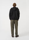 Black Brush Back Sweat Core Hoody