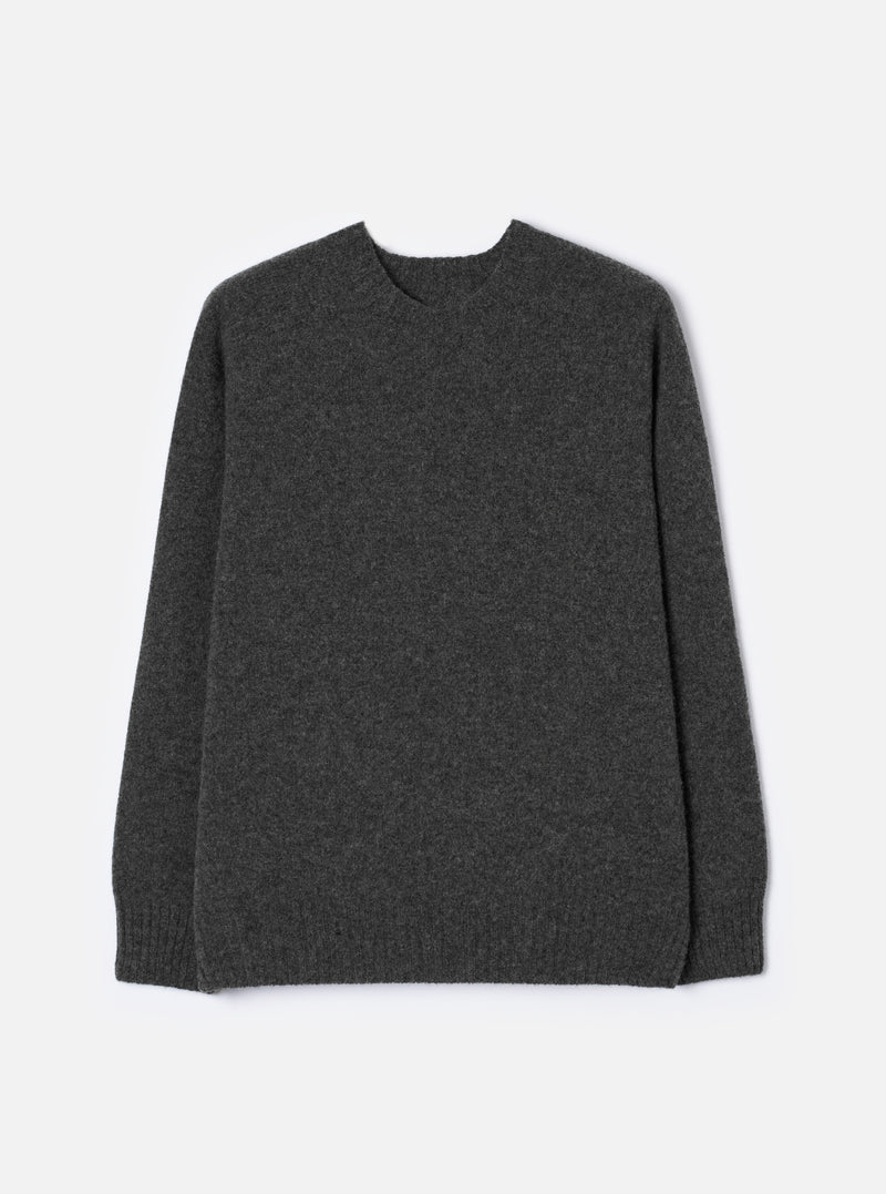 Charcoal Soft Shetland Angus Crew