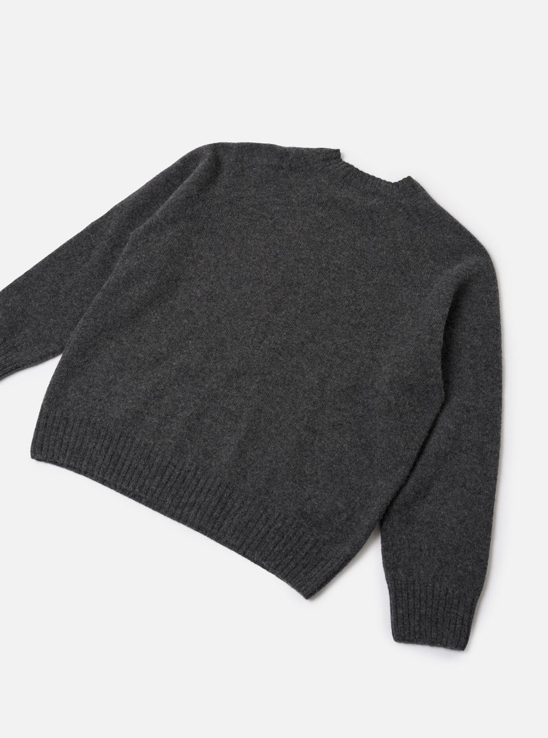 Charcoal Soft Shetland Angus Crew