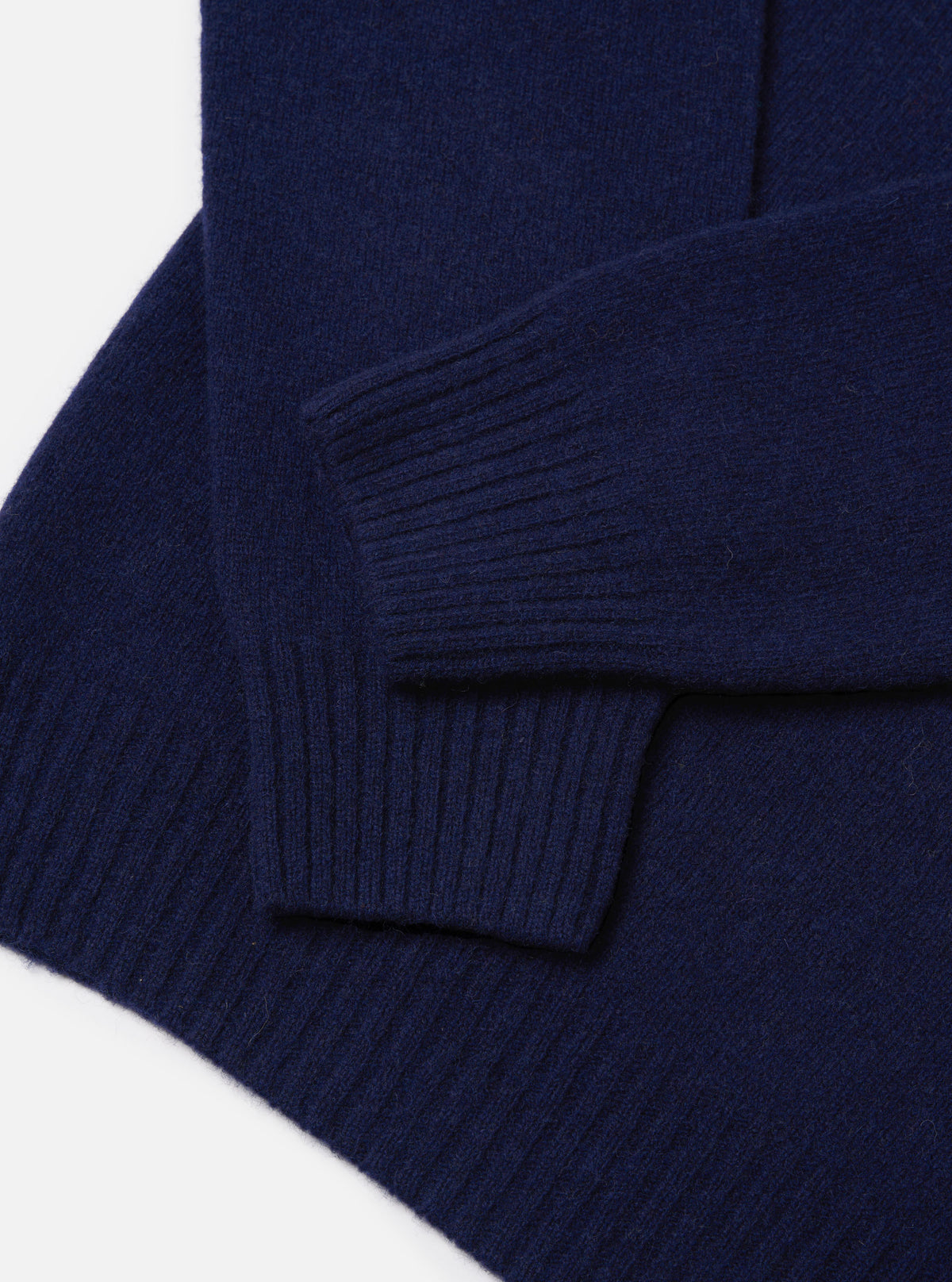 Navy Soft Shetland Angus Crew