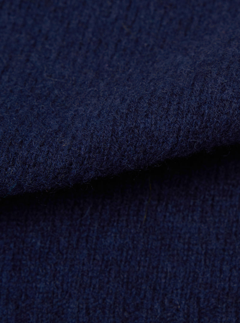 Navy Soft Shetland Angus Crew