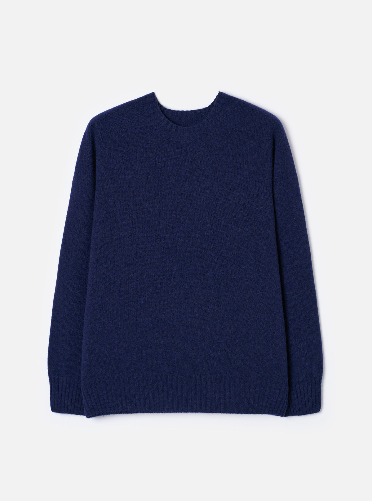 Navy Soft Shetland Angus Crew