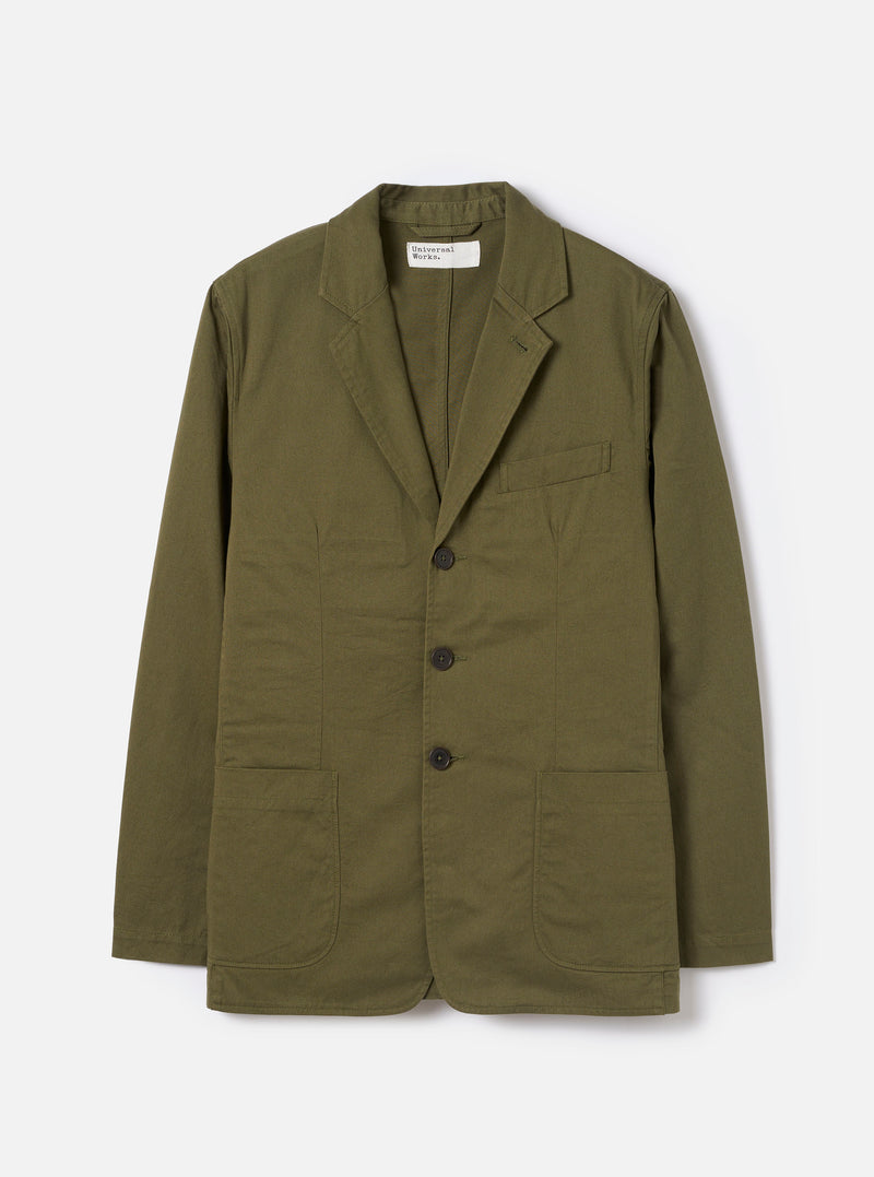 Light Olive Twill London Jacket