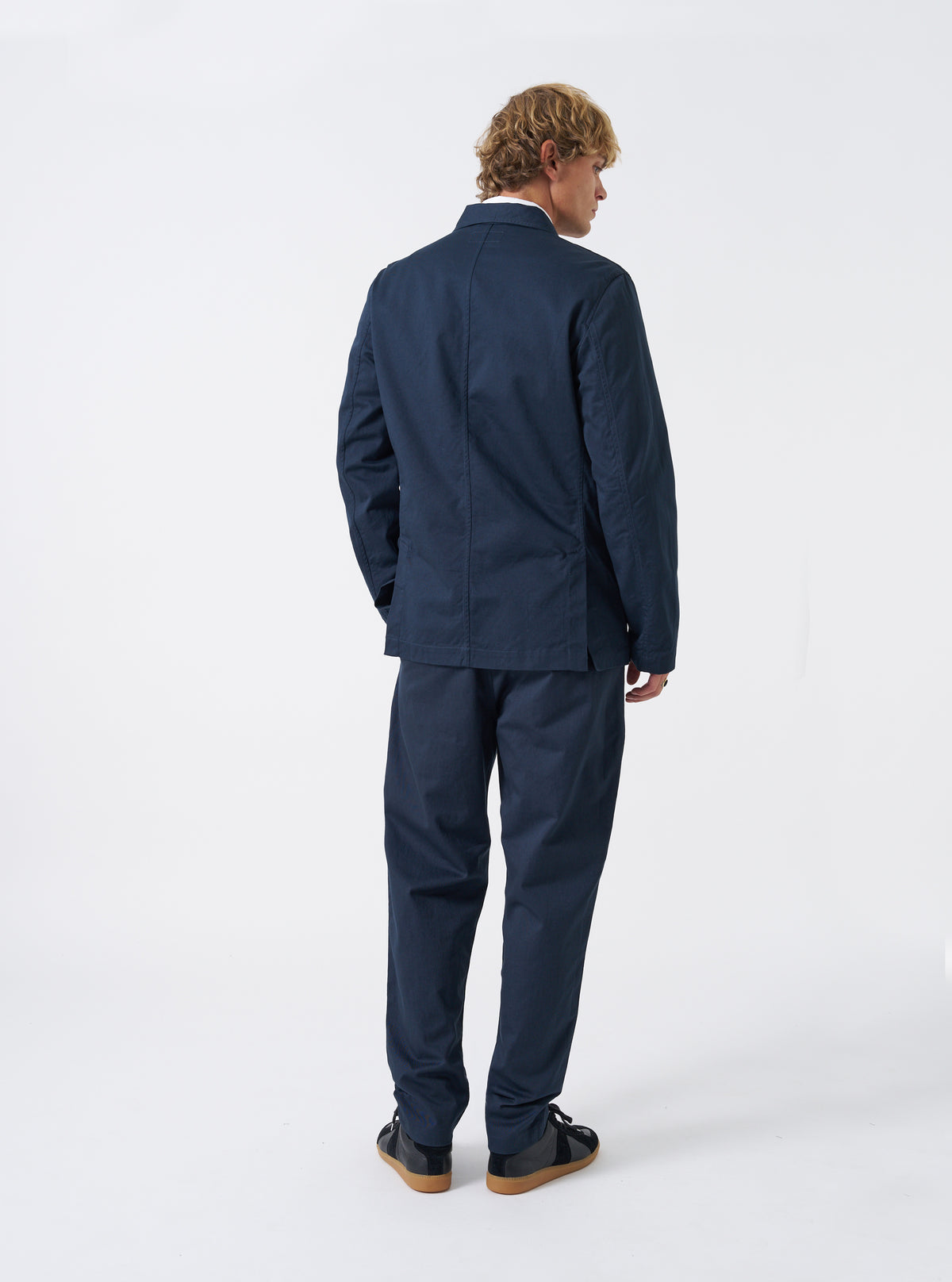 Navy Twill London Jacket