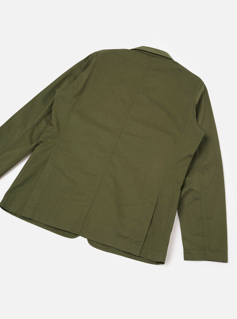 Olive Green Twill London Jacket