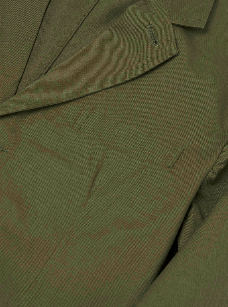 Olive Green Twill London Jacket
