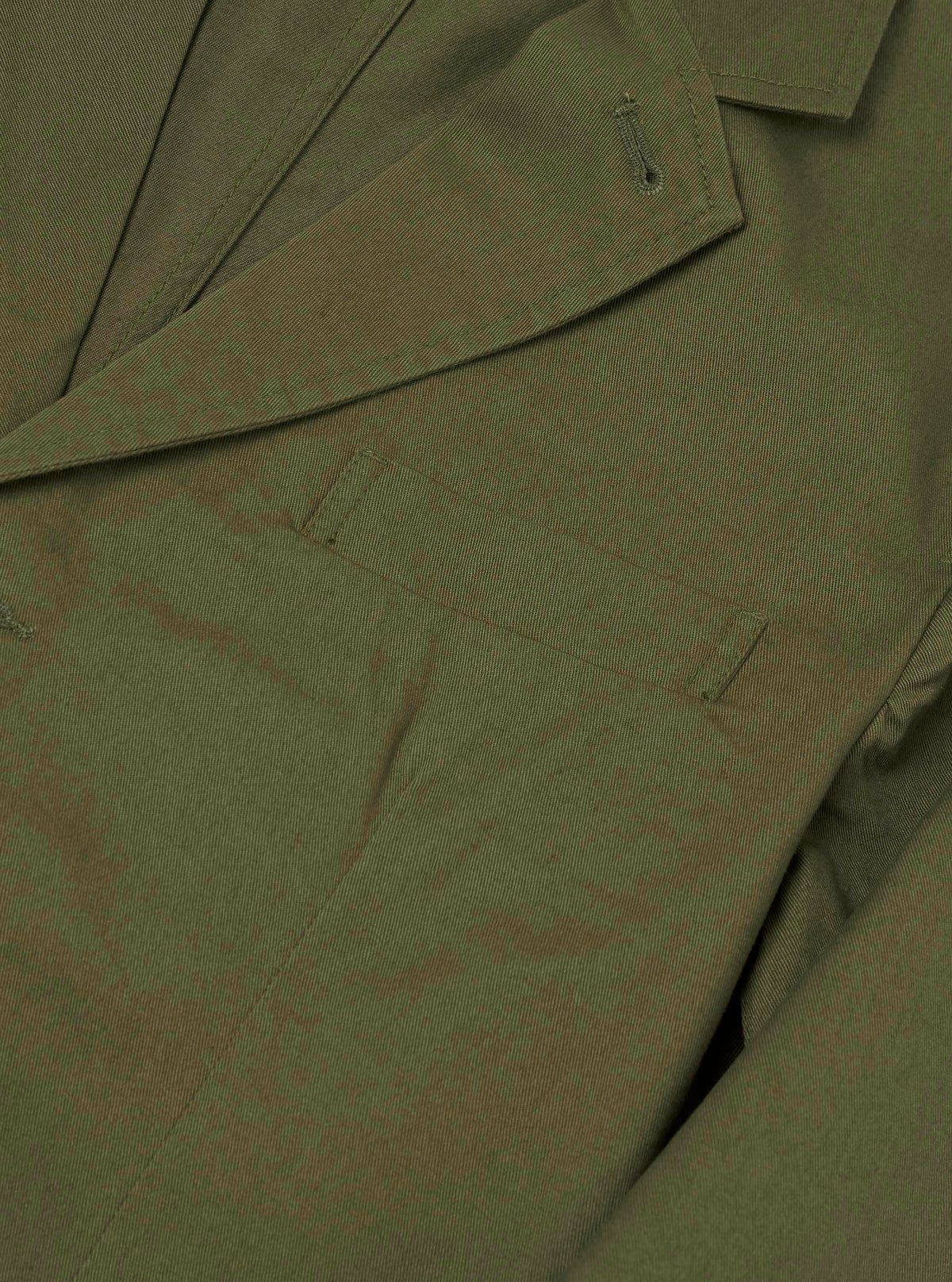 Olive Green Twill London Jacket