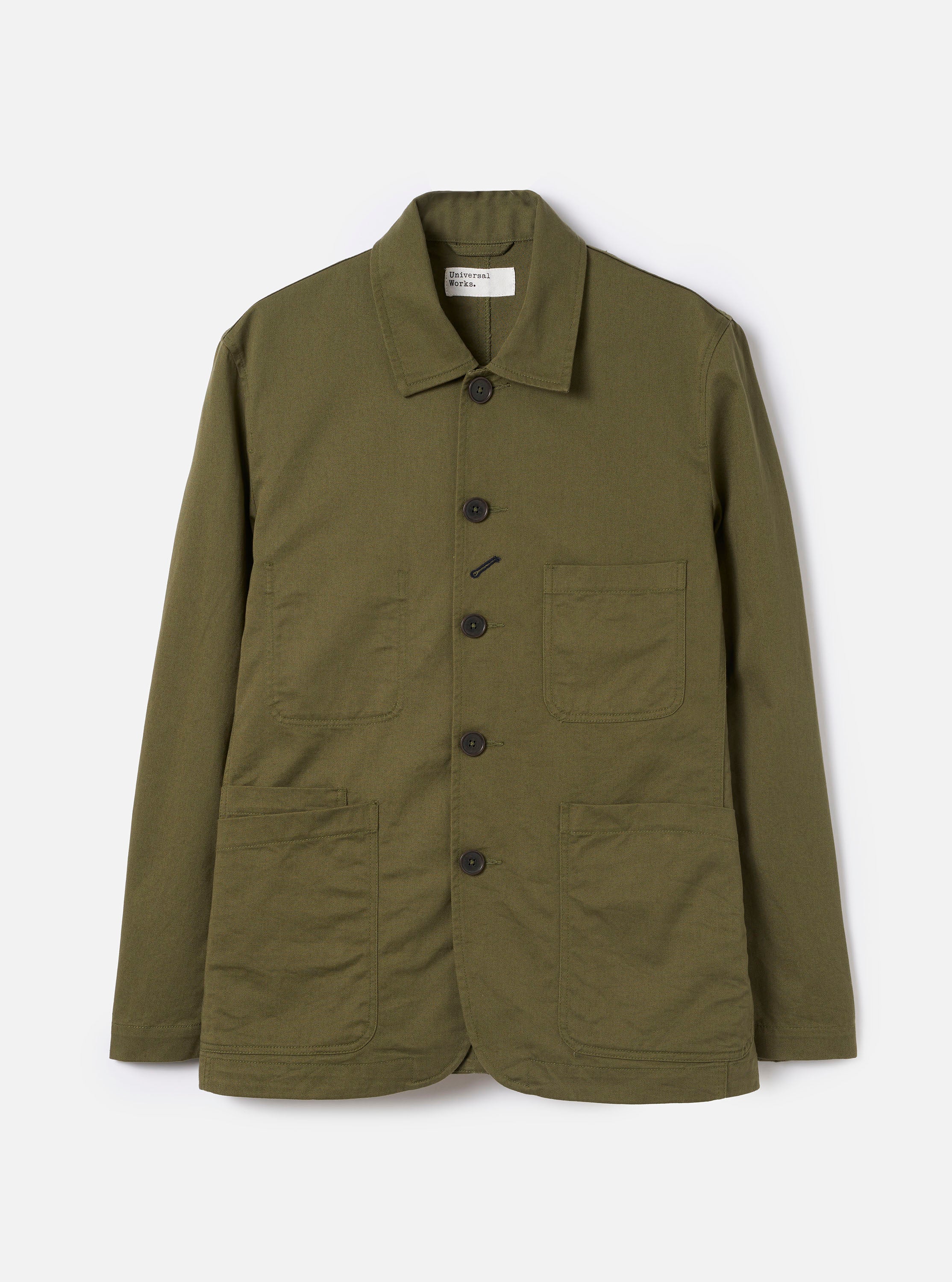 Men's Light Green Twill Bakers Chore Jacket – Universal Works