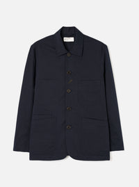 Navy Twill Bakers Chore Jacket