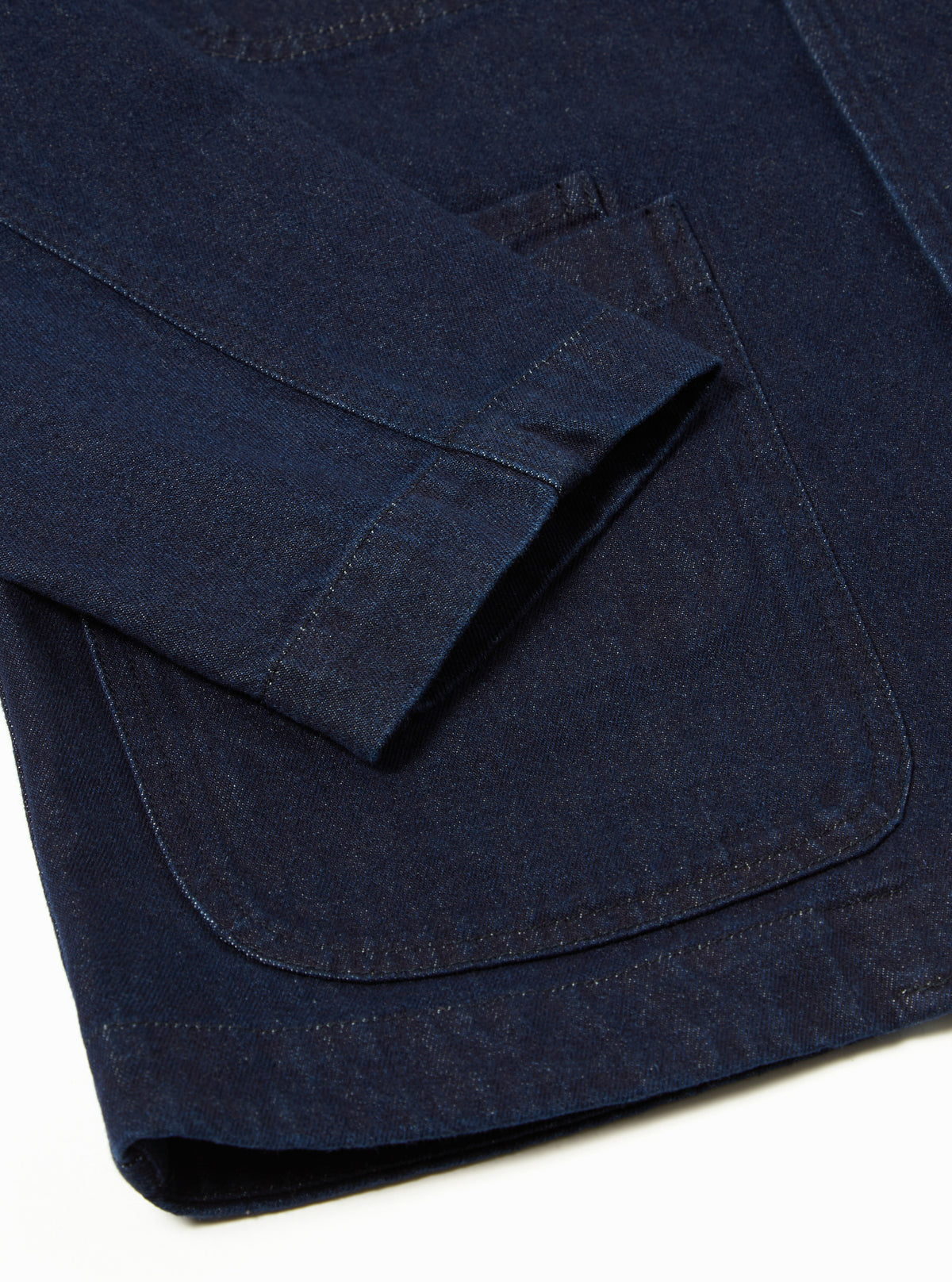 Indigo 11oz Denim Bakers Chore Jacket