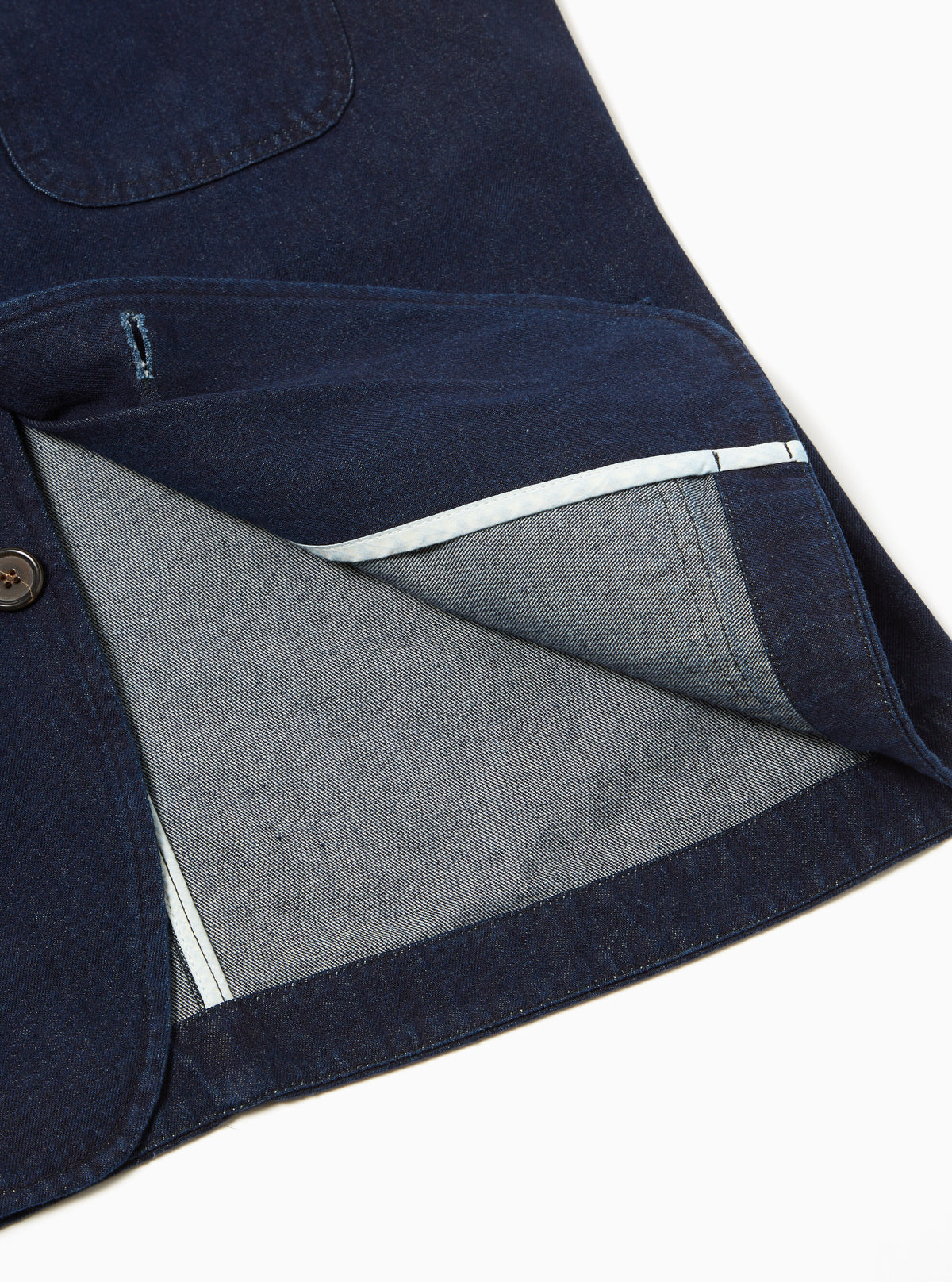 Indigo 11oz Denim Bakers Chore Jacket