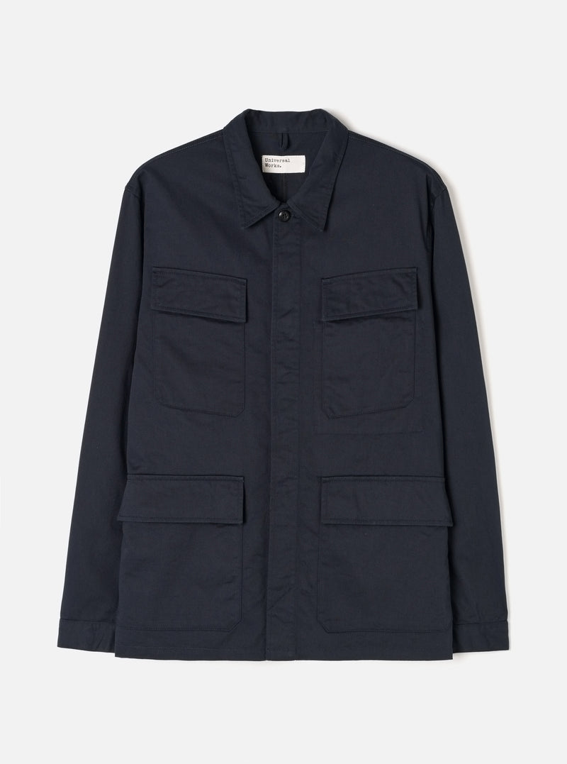 Navy Twill MW Fatigue Jacket