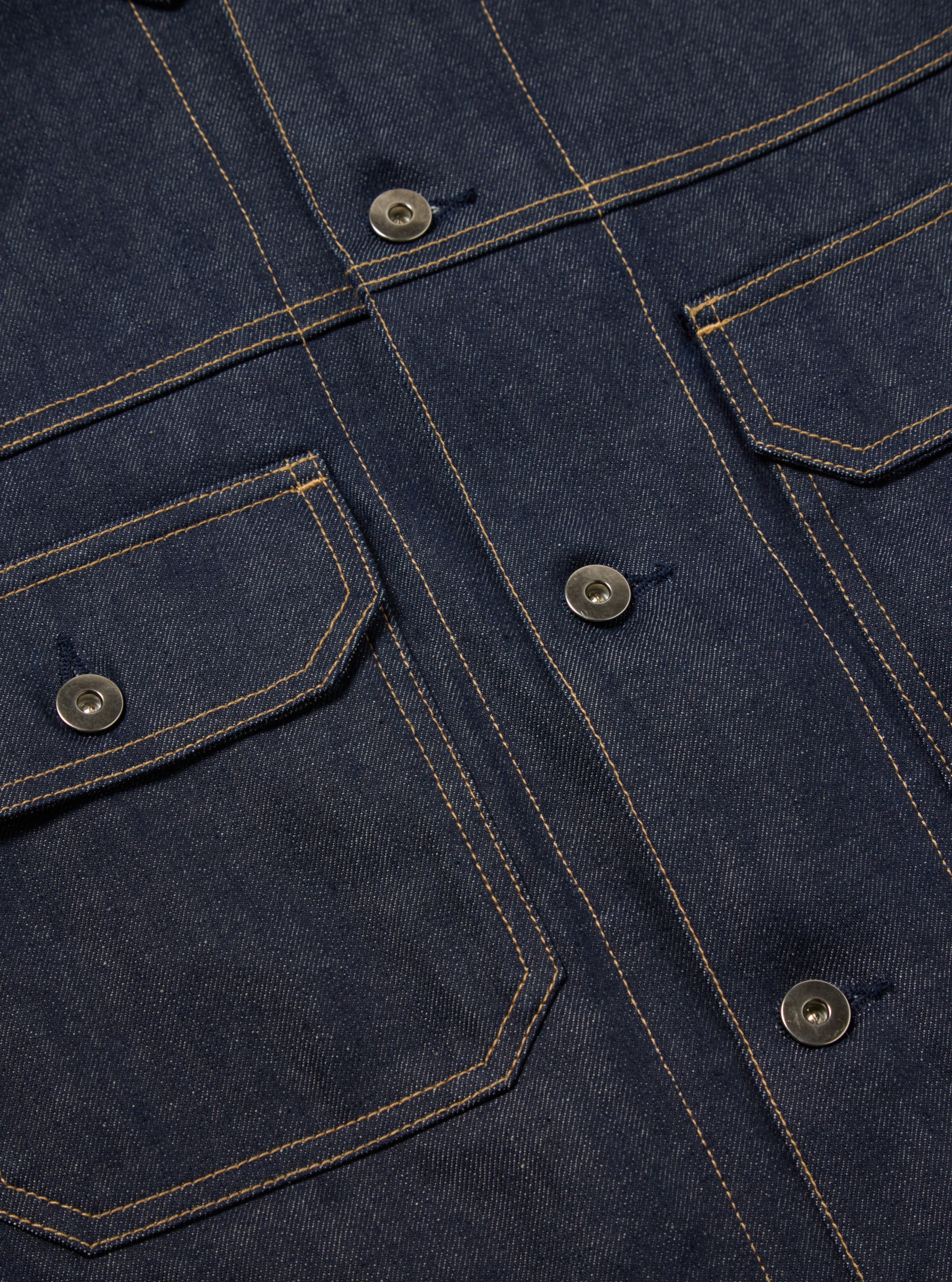 Indigo 13oz Selvedge Denim Trucker Jacket