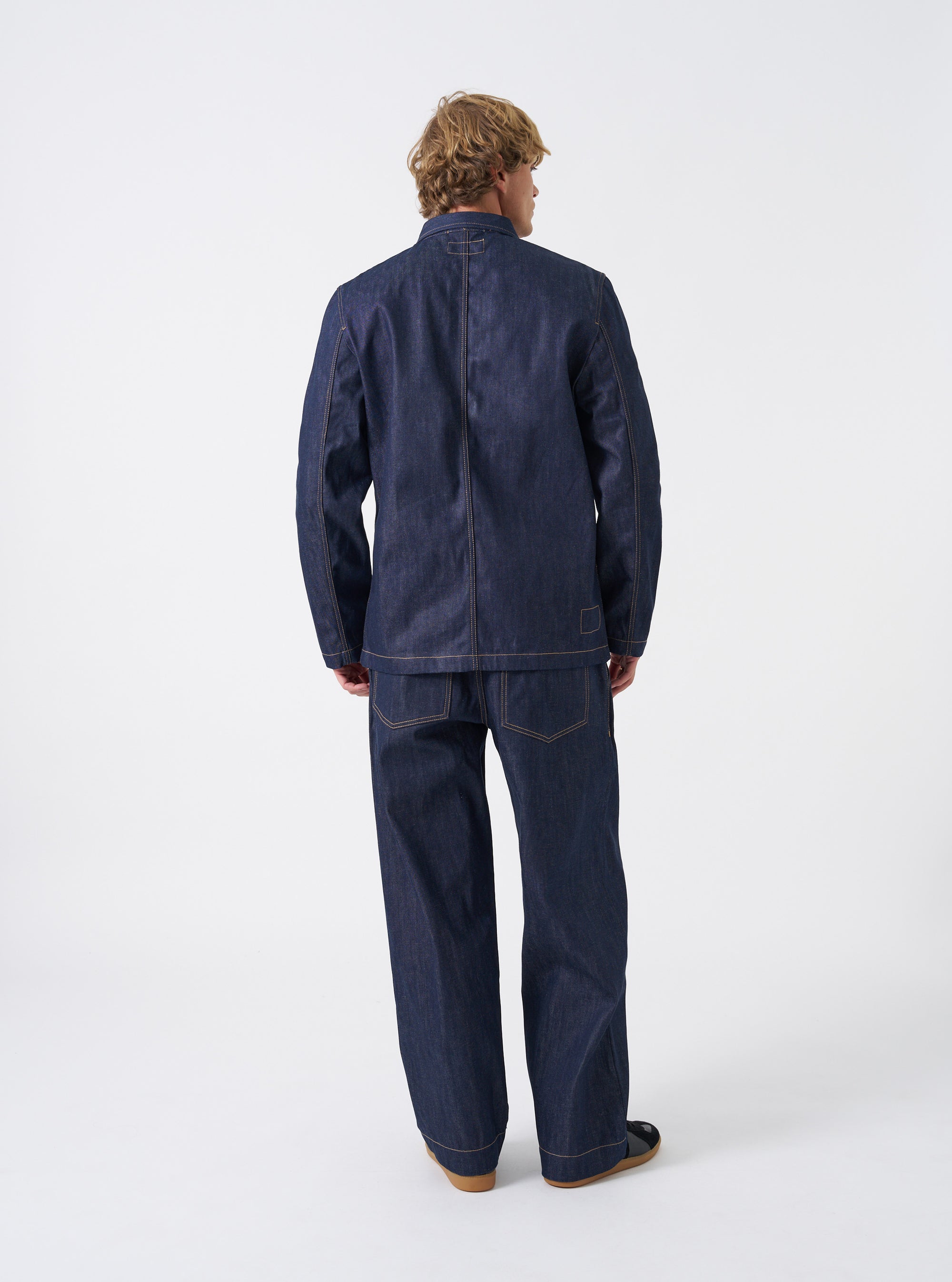 Indigo 13oz Selvedge Denim Trucker Jacket