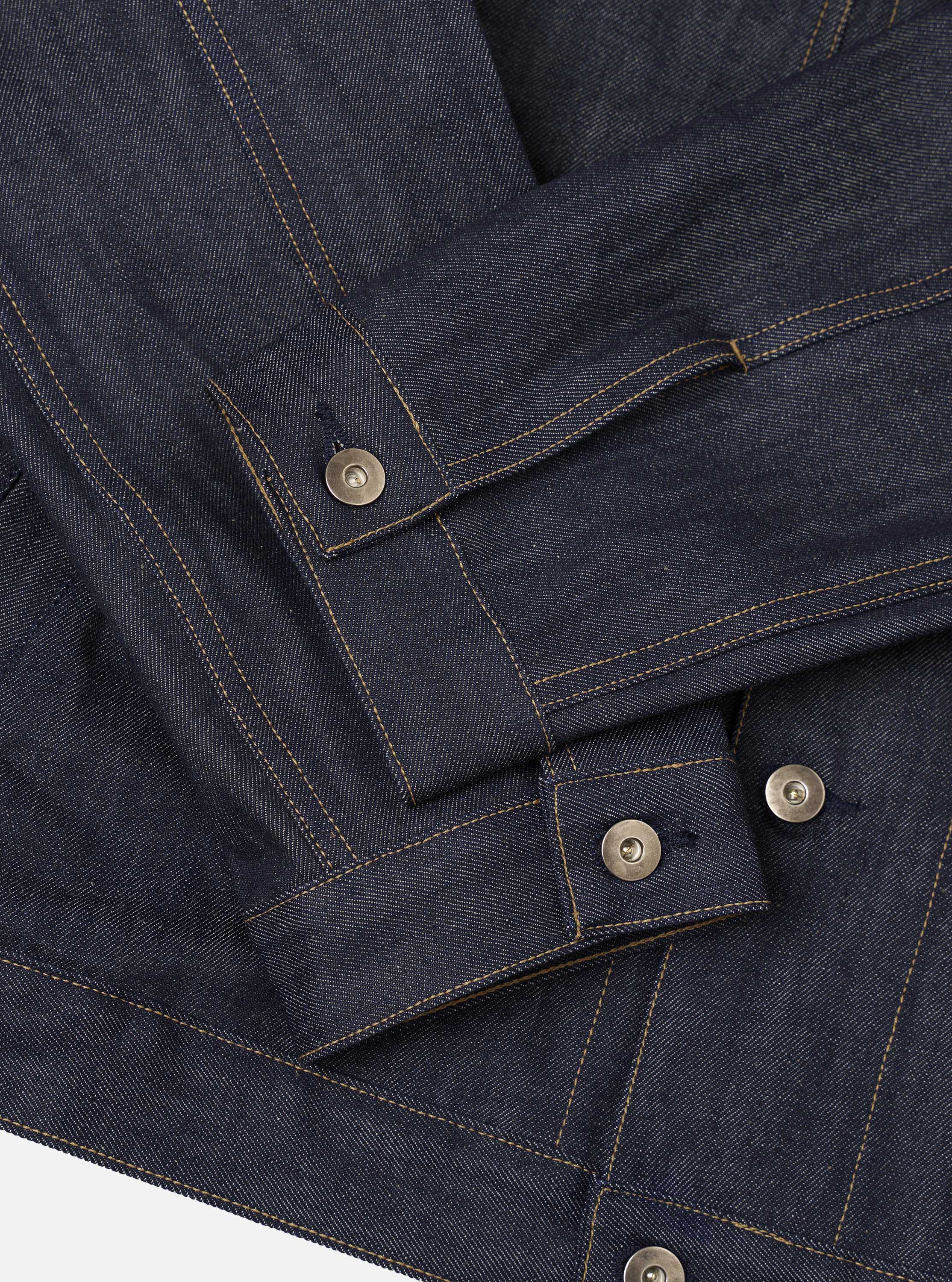 Men's Indigo 13oz Selvedge Denim Trucker Jacket – Universal Works